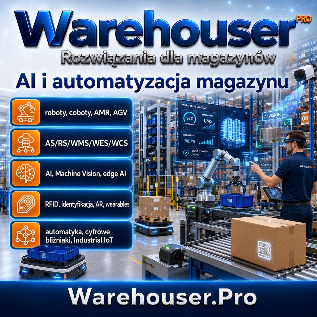 Warehouser PRO Rozwiązania dla magazynów. AI i automatyzacja magazynu